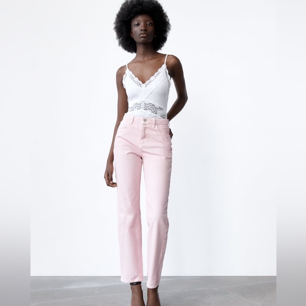 SUPER HIGH RISE STRAIGHT LEG JEANS
